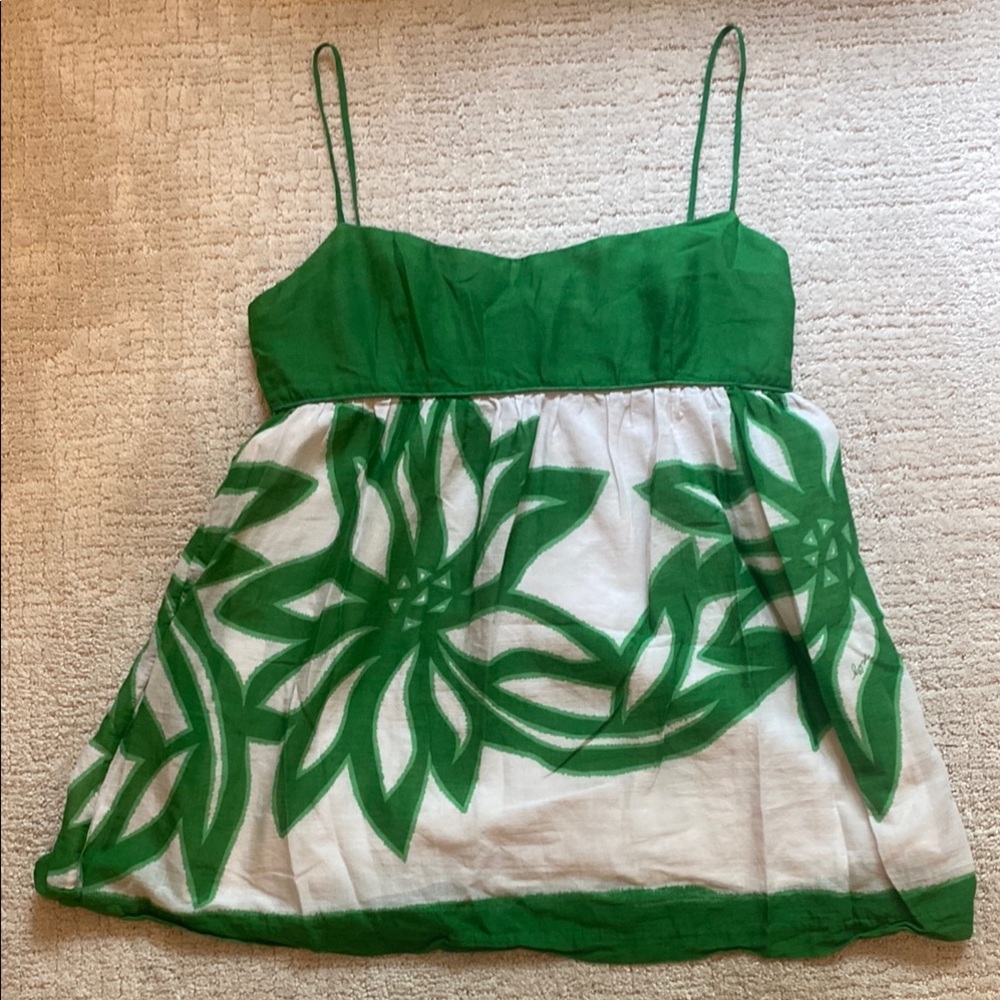 Original Milly of New York Empire Waist Cotton Top